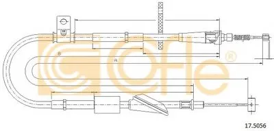 Трос, стояночная тормозная система COFLE купить