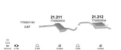 Система выпуска ОГ POLMO купить