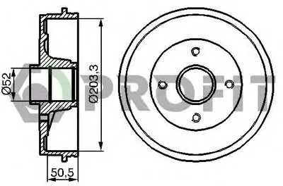 Тормозной барабан PROFIT купить