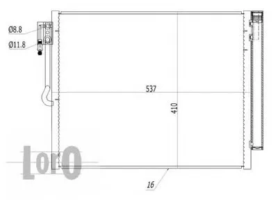 Конденсатор, кондиционер LORO купить