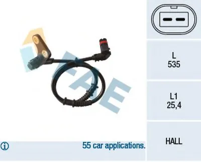 Датчик, частота вращения колеса FAE купить