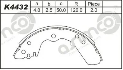 Комплект тормозных колодок ASIMCO купить