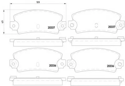 Комплект тормозных колодок, дисковый тормоз HELLA купить