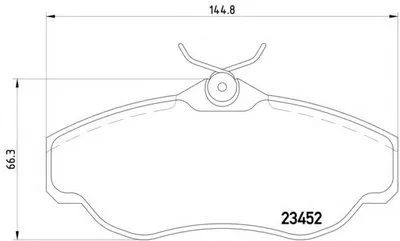 Комплект тормозных колодок, дисковый тормоз HELLA купить