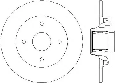 Тормозной диск HELLA купить