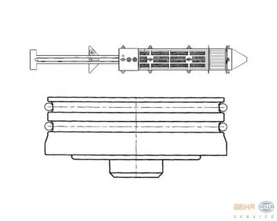 Осушитель, кондиционер BEHR HELLA SERVICE HELLA купить