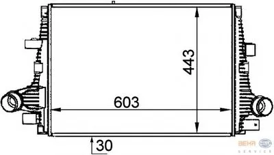 Интеркулер BEHR HELLA SERVICE HELLA купить