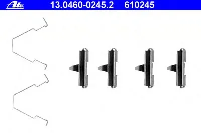 Комплектующие, колодки дискового тормоза ATE купить