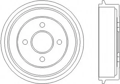 Тормозной барабан HELLA PAGID купить