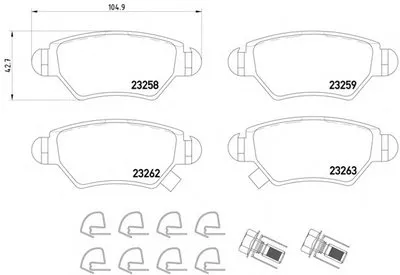 Комплект тормозных колодок, дисковый тормоз HELLA PAGID купить