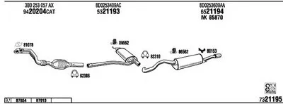 Система выпуска ОГ WALKER купить