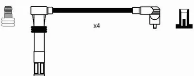 Комплект проводов зажигания NGK купить