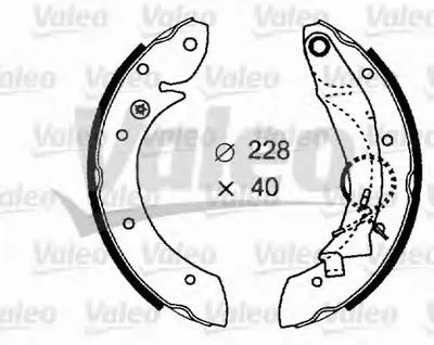 Комплект тормозных колодок VALEO купить