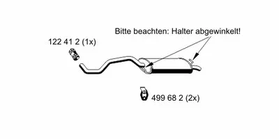 Глушитель выхлопных газов конечный ERNST купить