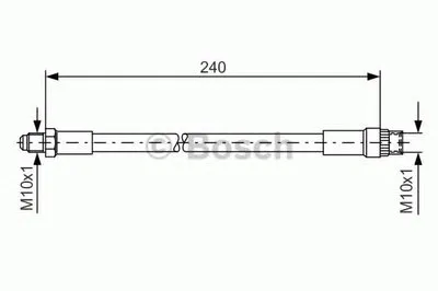 Тормозной шланг BOSCH купить