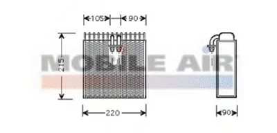 Испаритель, кондиционер VAN WEZEL купить