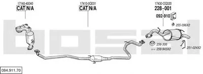Система выпуска ОГ BOSAL купить