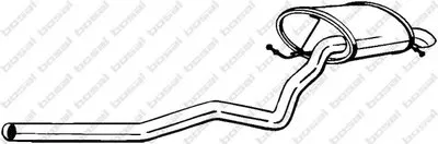 Глушитель выхлопных газов конечный BOSAL купить