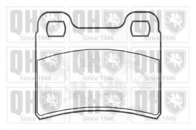 Комплект тормозных колодок, дисковый тормоз QUINTON HAZELL купить