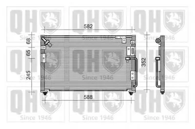 Конденсатор, кондиционер QUINTON HAZELL купить