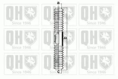 Комплект пылника, рулевое управление QUINTON HAZELL купить