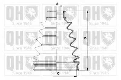 Комплект пылника, приводной вал QUINTON HAZELL купить