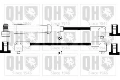 Комплект проводов зажигания CI QUINTON HAZELL купить