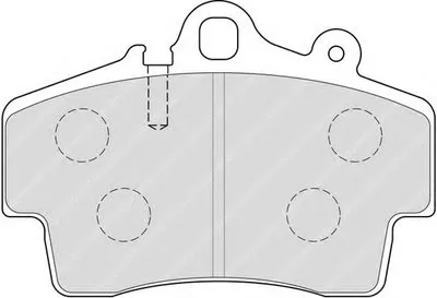 Комплект тормозных колодок, дисковый тормоз PREMIER FERODO купить