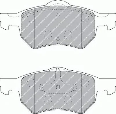 Комплект тормозных колодок, дисковый тормоз PREMIER FERODO купить