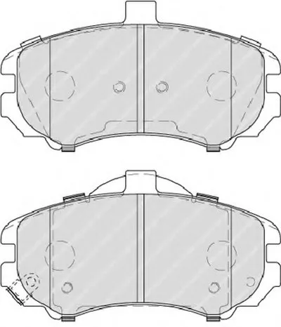 Комплект тормозных колодок, дисковый тормоз PREMIER FERODO купить