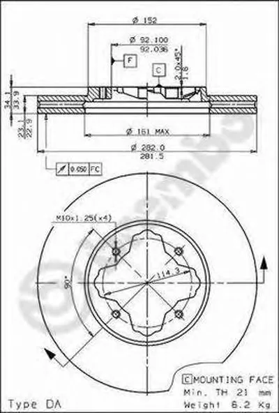 Тормозной диск AP купить