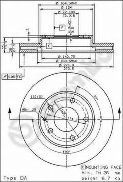 Тормозной диск AP купить