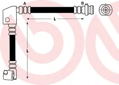 Тормозной шланг BREMBO купить