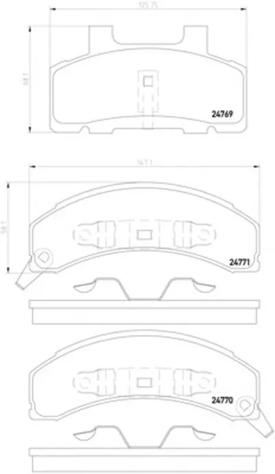 Комплект тормозных колодок, дисковый тормоз MINTEX купить