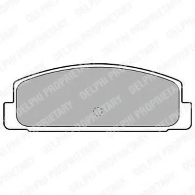Комплект тормозных колодок, дисковый тормоз DELPHI купить