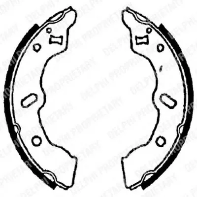 Комплект тормозных колодок DELPHI купить