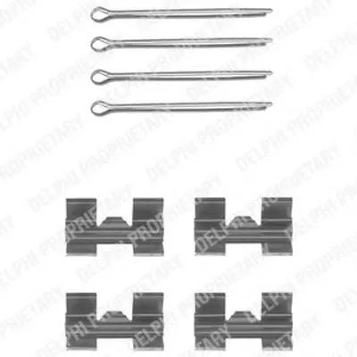 Комплектующие, колодки дискового тормоза DELPHI купить