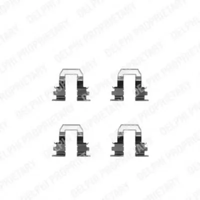 Комплектующие, колодки дискового тормоза DELPHI купить