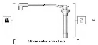 Комплект проводов зажигания MAGNETI MARELLI купить