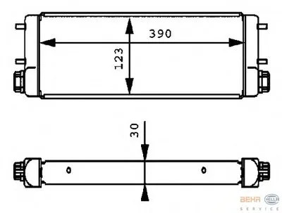 масляный радиатор, двигательное масло BEHR HELLA SERVICE купить