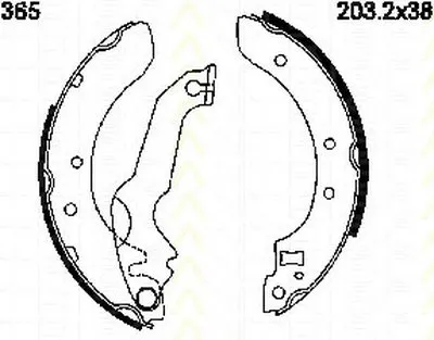 Комплект тормозных колодок TRISCAN купить