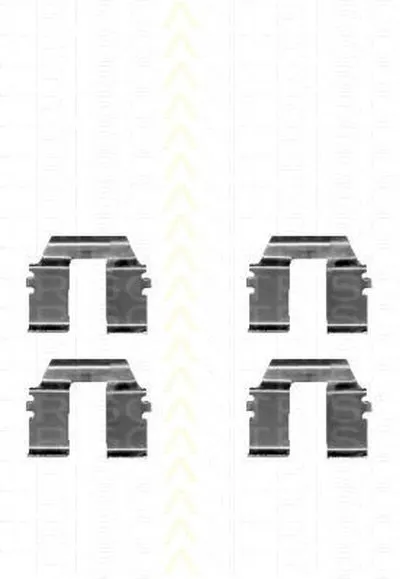 Комплектующие, колодки дискового тормоза TRISCAN купить