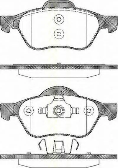 Комплект тормозных колодок, дисковый тормоз TRISCAN купить