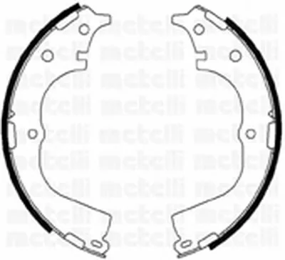 Комплект тормозных колодок METELLI купить