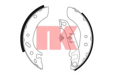 Комплект тормозных колодок NK купить