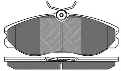 Комплект тормозных колодок, дисковый тормоз MAPCO купить