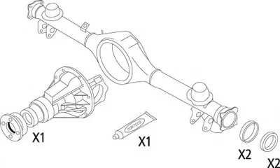 Комплект прокладок, дифференциал CORTECO купить