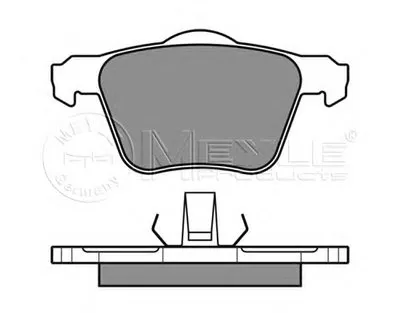 Комплект тормозных колодок, дисковый тормоз MEYLE купить