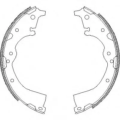 Комплект тормозных колодок REMSA купить