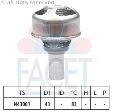 Термостат, охлаждающая жидкость FACET купить